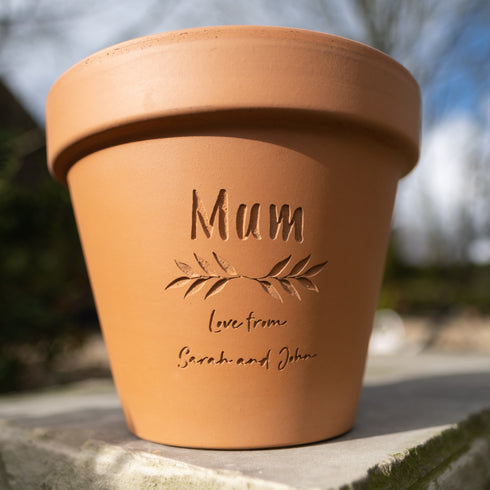 Mum Personalised Plant Pot